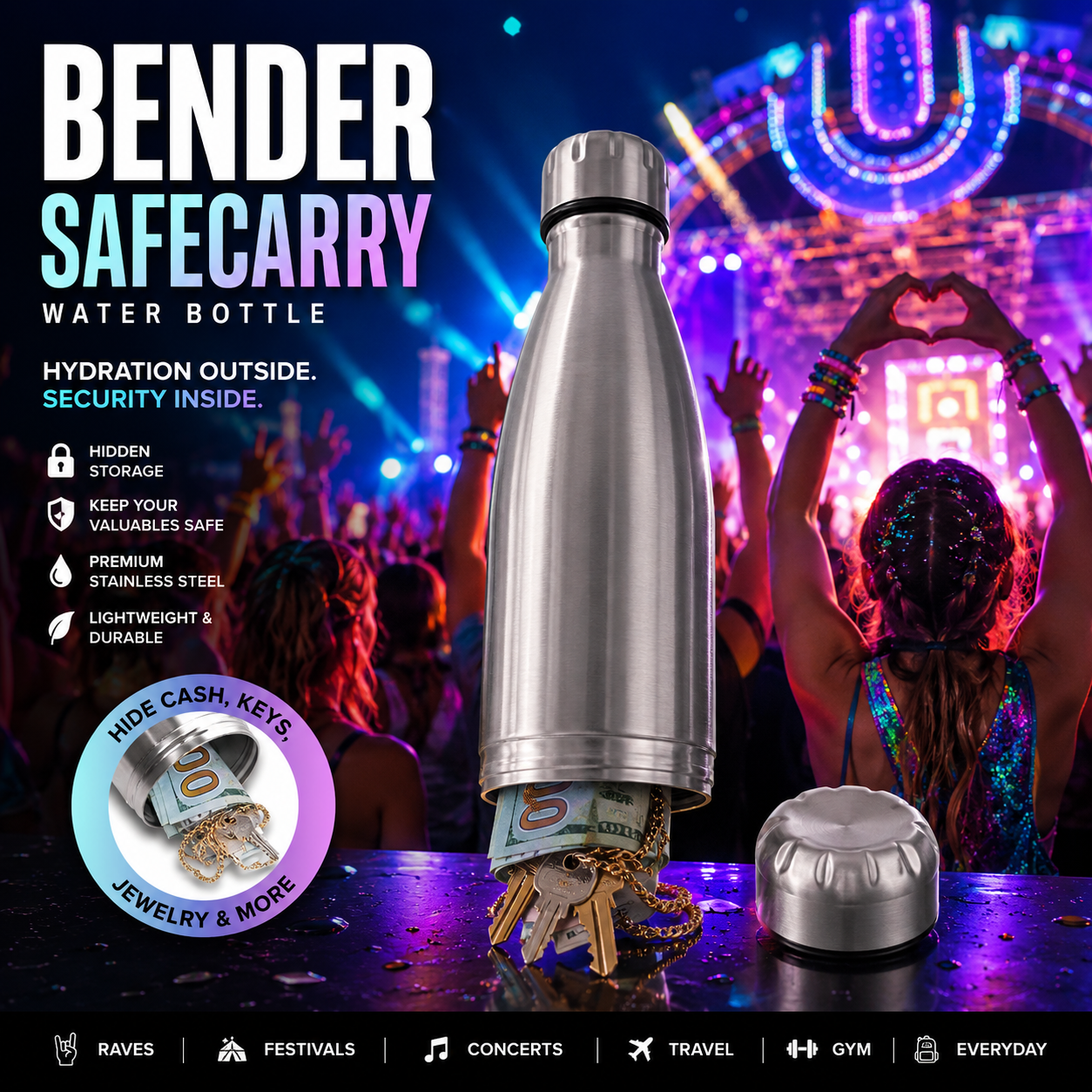 Bender SafeCarry Water Bottle